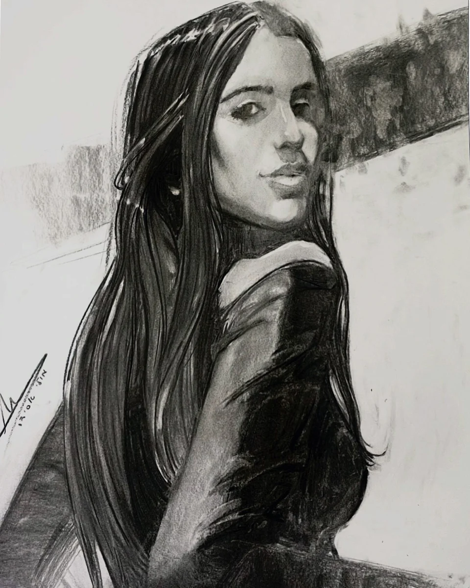 רישום בפחם - ליאל